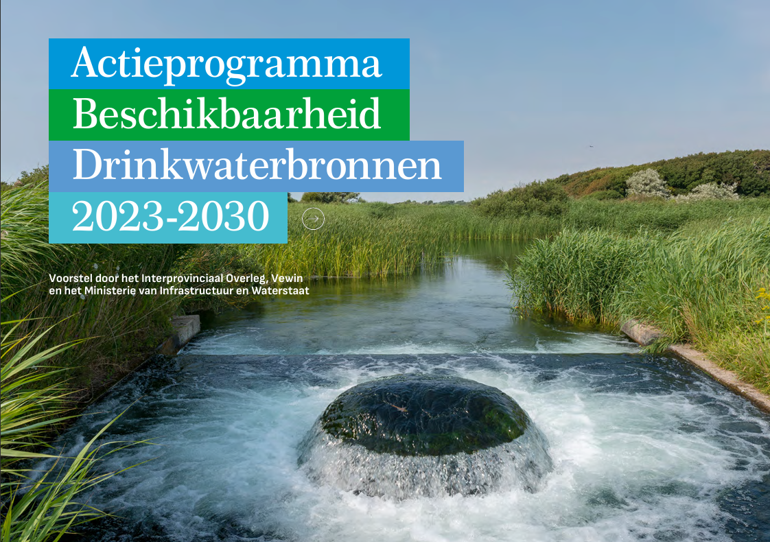 Voorkant Actieprogramma Beschikbaarheid Drinkwaterbronnen