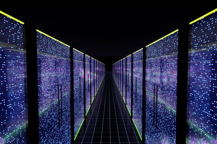 Data Center Server Room Led Perspective Abstract Security Connect Infrastructure Cloud Speed Database T20 Plbm9p